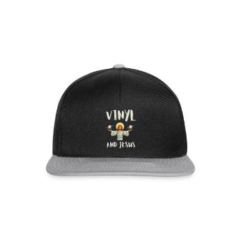 Vinyl Record Store et Vinyles LP Record Music - Casquette snapback - noir/gris - Devant