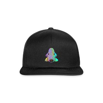 Spalsh Dog Bedlington Terrier - Casquette snapback - noir/noir - Devant