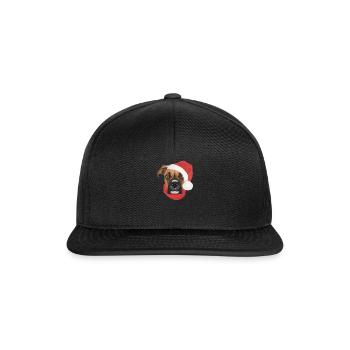 Boxer Joyeux Noël - Casquette snapback - noir/noir - Devant