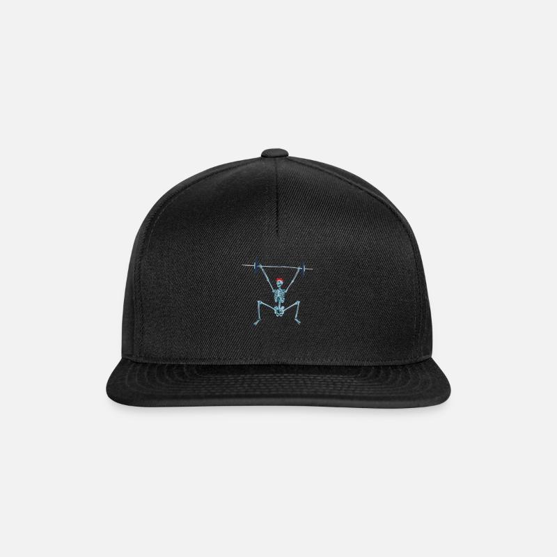Weight Lifting Power Snatch - Snapback Cap - black/black