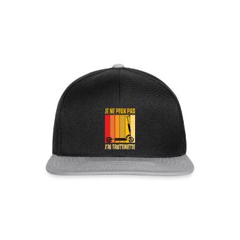 Je Peux Pas J'ai Trottinette Électrique Trot Elec - Casquette snapback - noir/gris - Devant