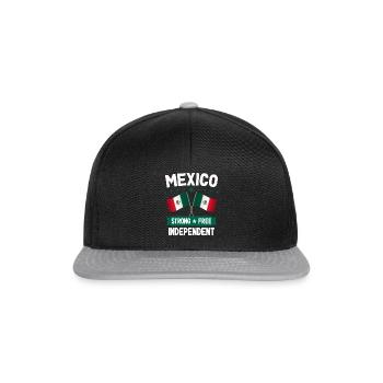 Mexico - Snapback Cap - black/grey - Front