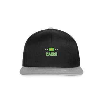 Zaïre - Casquette snapback - noir/gris - Devant