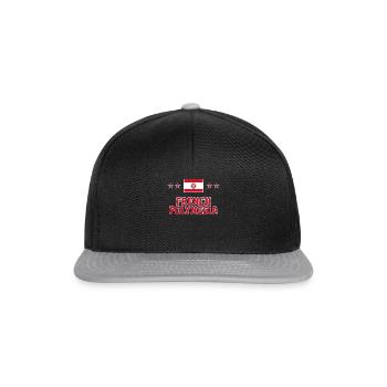 Polynésie française - Casquette snapback - noir/gris - Devant