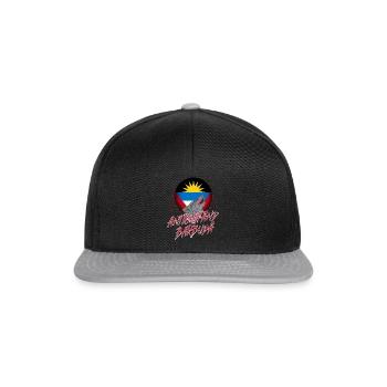 Antigua and Barbuda - Snapback Cap - black/grey - Front
