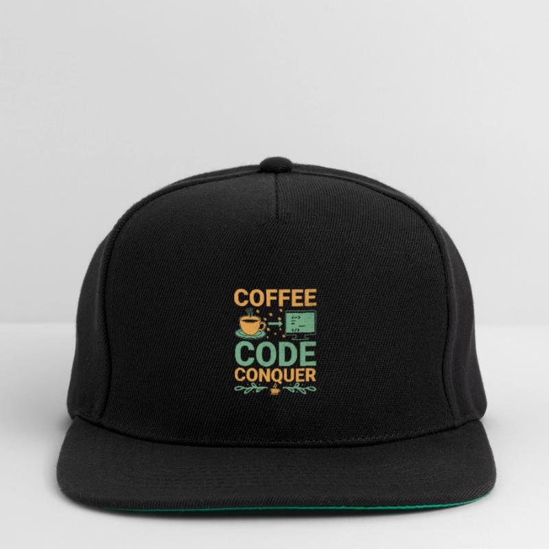 Kaffee-Codierung Programmierer Programmierer Entwickler Nerd Coff Snapback Cap