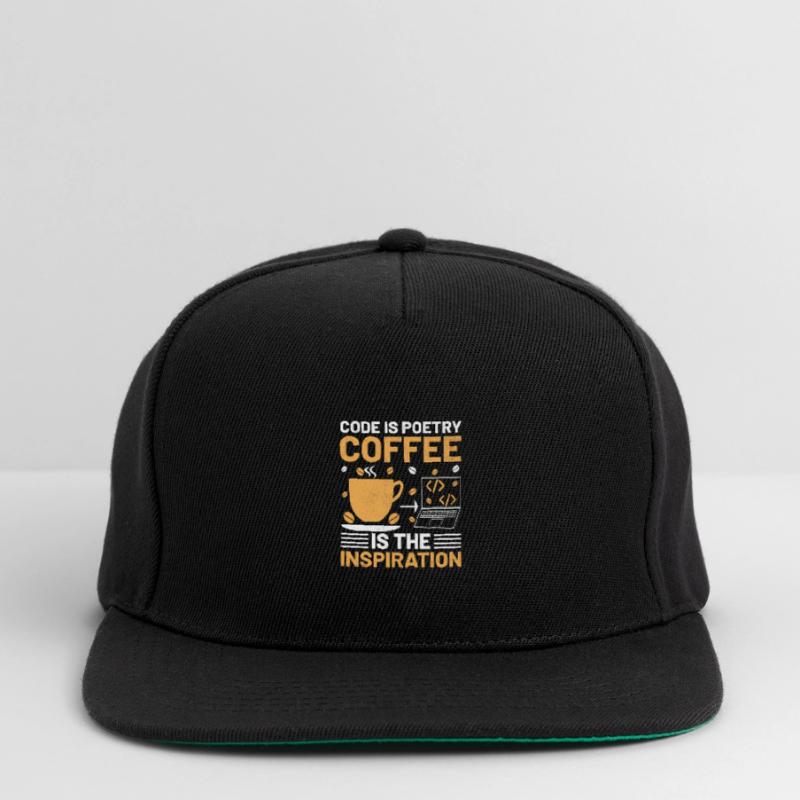 Kaffee-Codierung Programmierer Programmierer Entwickler Nerd Coff Snapback Cap