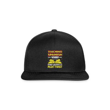 Foreign Language Teacher School Languages Teachers - Snapback Cap - black/black - Front