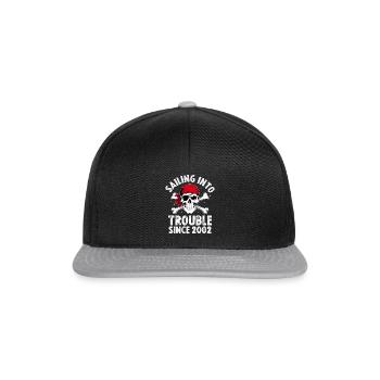 En difficulté depuis 2002 Pirate Youth - Casquette snapback - noir/gris - Devant
