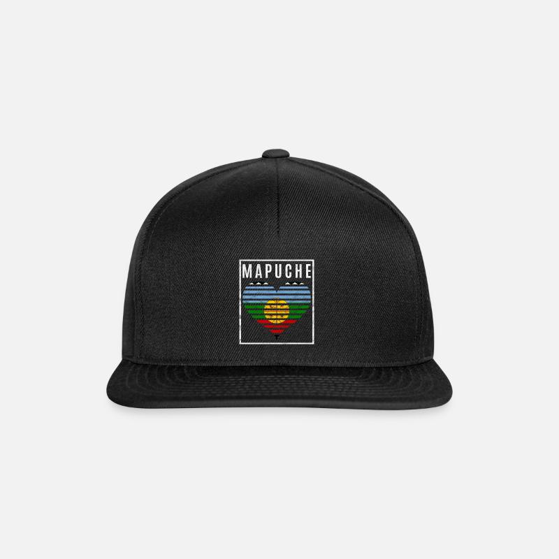 Mapuche - Casquette snapback - noir/noir