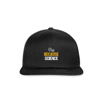 Wissenschaft Vintage Astronomie Sprüche - Snapback Cap - Schwarz/Schwarz - Vorne
