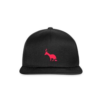 CLASSIC SHIT RED - Snapback Cap - Schwarz/Schwarz - Vorne