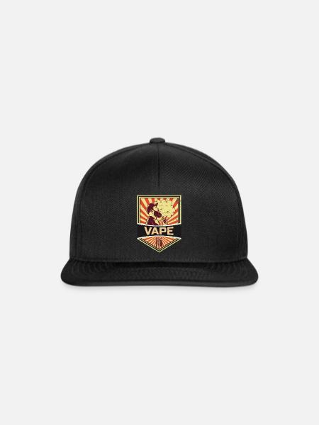 Vape Propaganda - Snapback Cap - Schwarz/Schwarz