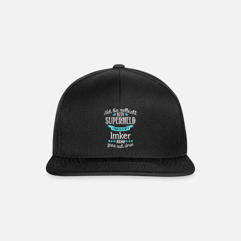 Imker - Snapback Cap - Schwarz/Schwarz