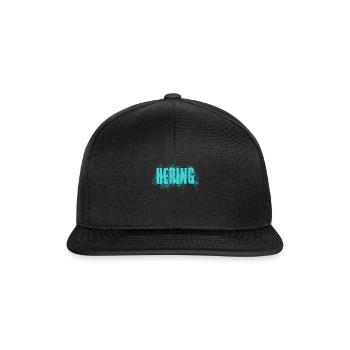 Hering - Snapback Cap - Schwarz/Schwarz - Vorne