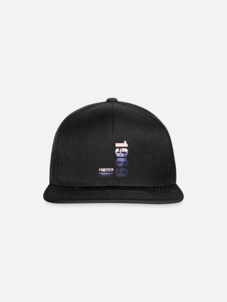 1969. Limited Edition T-Shirt Geburtstags Idee - Snapback Cap - Schwarz/Schwarz