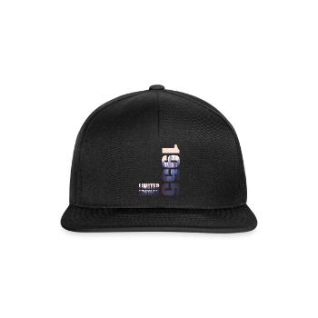 1955. Limited Edition T-Shirt Birthday Idea - Snapback Cap - black/black - Front