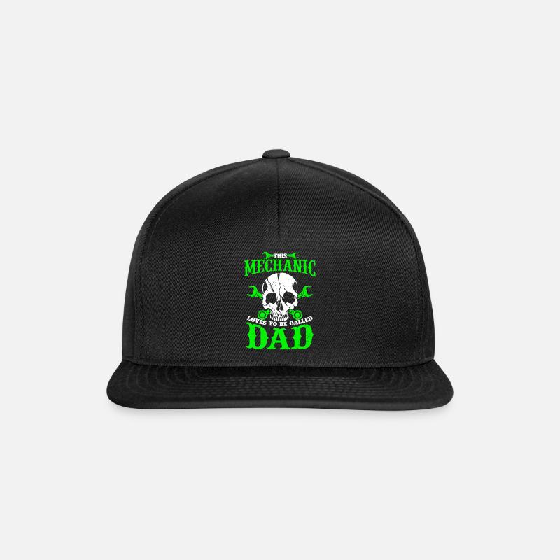This Mechanic Loves To Be CalledDad - Snapback Cap - black/black