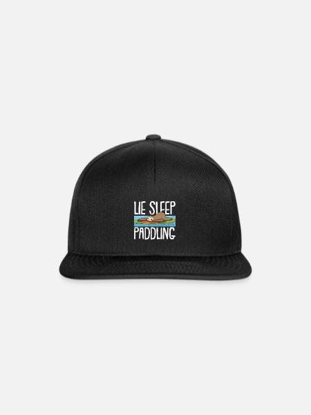 Stand up paddling SUP Faultier - Snapback Cap - Schwarz/Schwarz