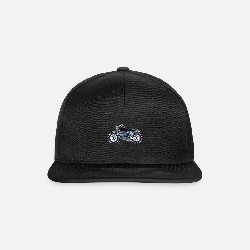 Offroad Caferacer - Snapback Cap - Schwarz/Schwarz