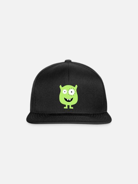 monstre - Casquette snapback - noir/noir
