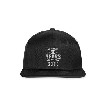 30th birthday gift: It took me 30 years - Snapback Cap - black/black - Front