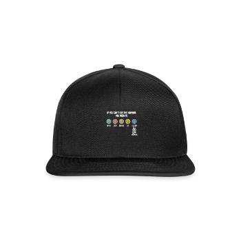 Numéros d’Ishihara - Fuck Off All - Casquette snapback - noir/noir - Devant