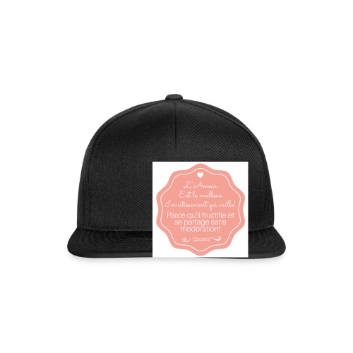 Amour - Casquette snapback