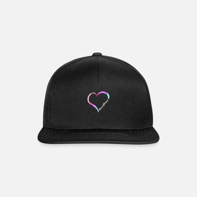 Logopäde Herz Sprachtherapeut Logopädin - Snapback Cap - Schwarz/Schwarz