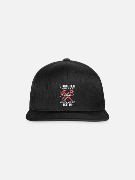 Hufschmied werden die Besten Hufeisen Schmied - Snapback Cap - Schwarz/Schwarz