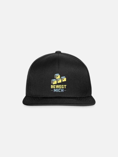 WASD bewegt mich - Zogger PC Spieler PC Gamer - Snapback Cap - Schwarz/Schwarz