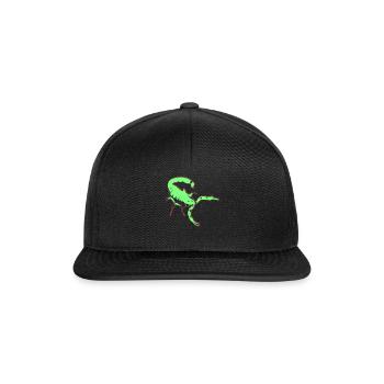 Scorpion Scorpion Vecteur toxique Arachnide Animal - Casquette snapback - noir/noir - Devant