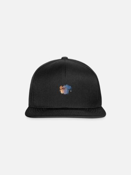 Getreide - Snapback Cap - Schwarz/Schwarz