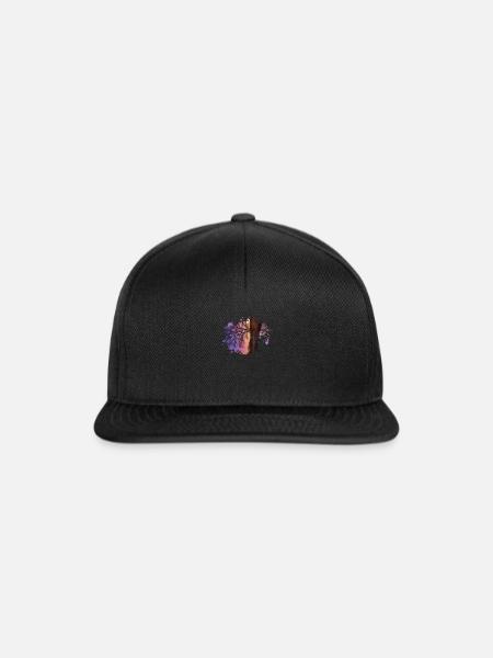 Sonnenuntergang - Snapback Cap - Schwarz/Schwarz
