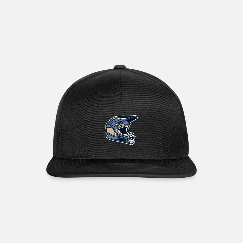 Accessoires moto - Casquette snapback - noir/noir