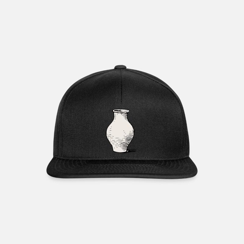 vase - Snapback Cap - black/black