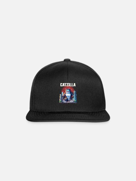Catzilla-Invasion - Snapback Cap - Schwarz/Schwarz