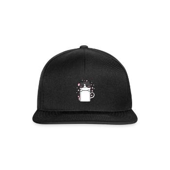 Kitty Kawaii Cute Kawaii Cat - Snapback Cap - black/black - Front