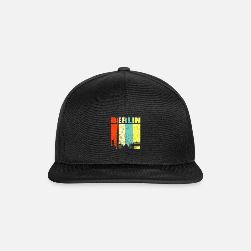 Berlin - Snapback Cap - Schwarz/Schwarz