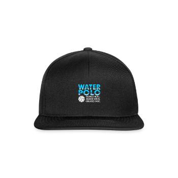 Wasserball - Snapback Cap - Schwarz/Schwarz - Vorne