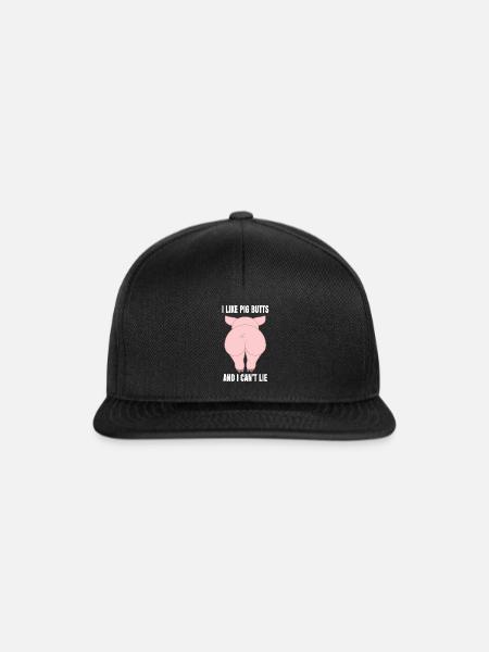 Schwein - Snapback Cap - Schwarz/Schwarz