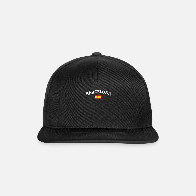 Barcelone - Casquette snapback - noir/noir