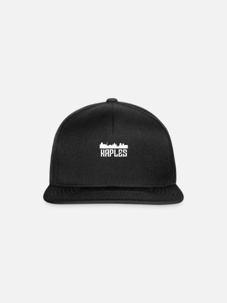 Naples Italie - Casquette snapback - noir/noir