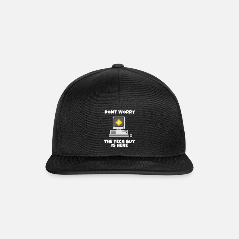 Run cmd | Computer Nerd | Webdesigner | CSS | Exe - Snapback Cap - Schwarz/Schwarz