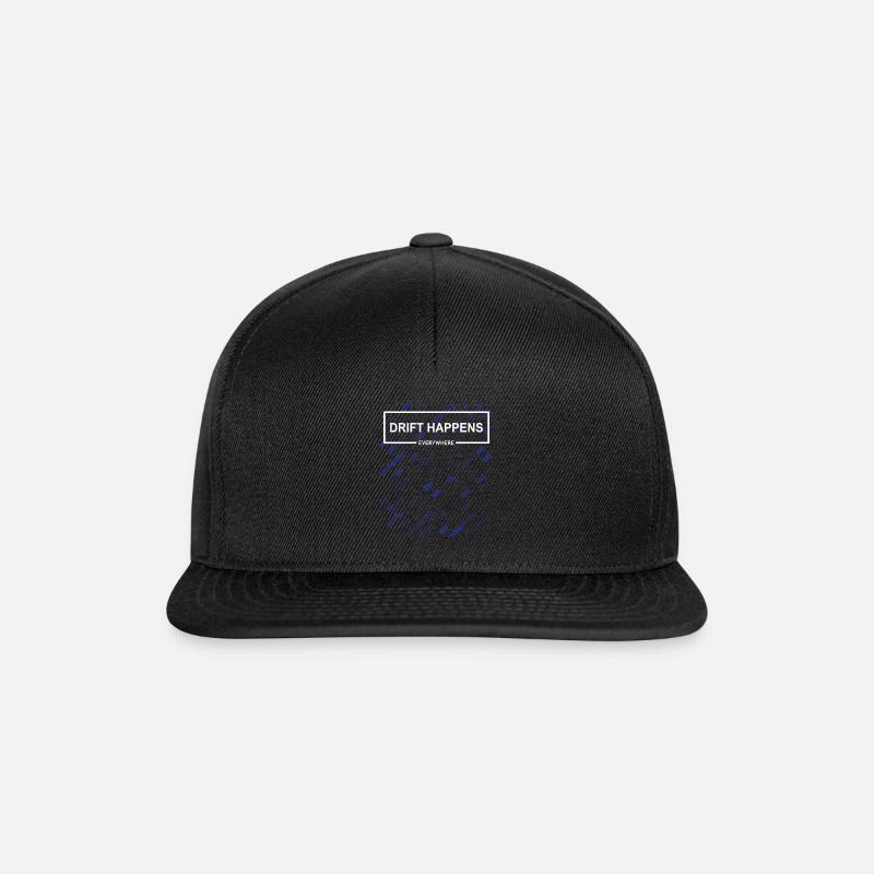 Drift happens - Auto Tuning Drifting Crossing - Snapback Cap - black/black