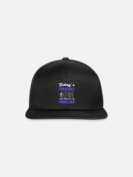 Jodeln - Snapback Cap - Schwarz/Schwarz