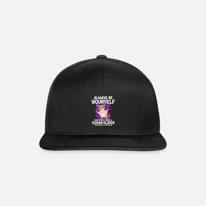 Flying squirrel - Snapback Cap - black/black