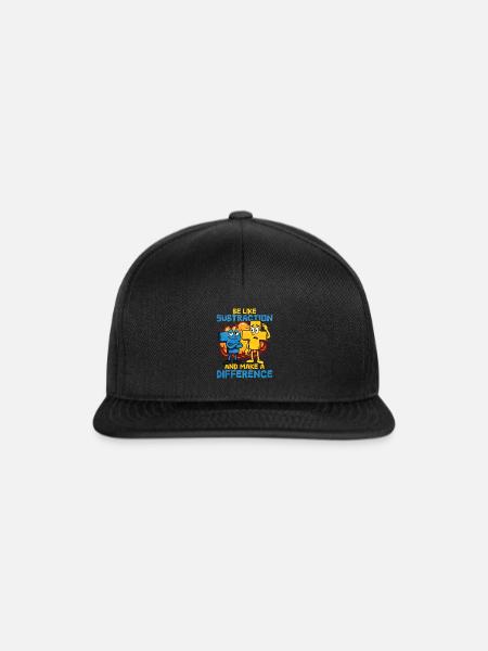 Mathe - Snapback Cap - Schwarz/Schwarz