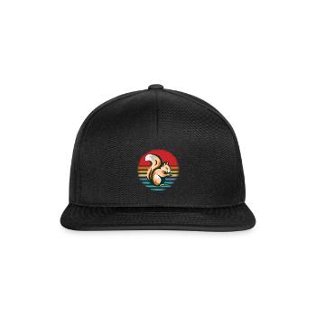 Écureuils - Casquette snapback - noir/noir - Devant