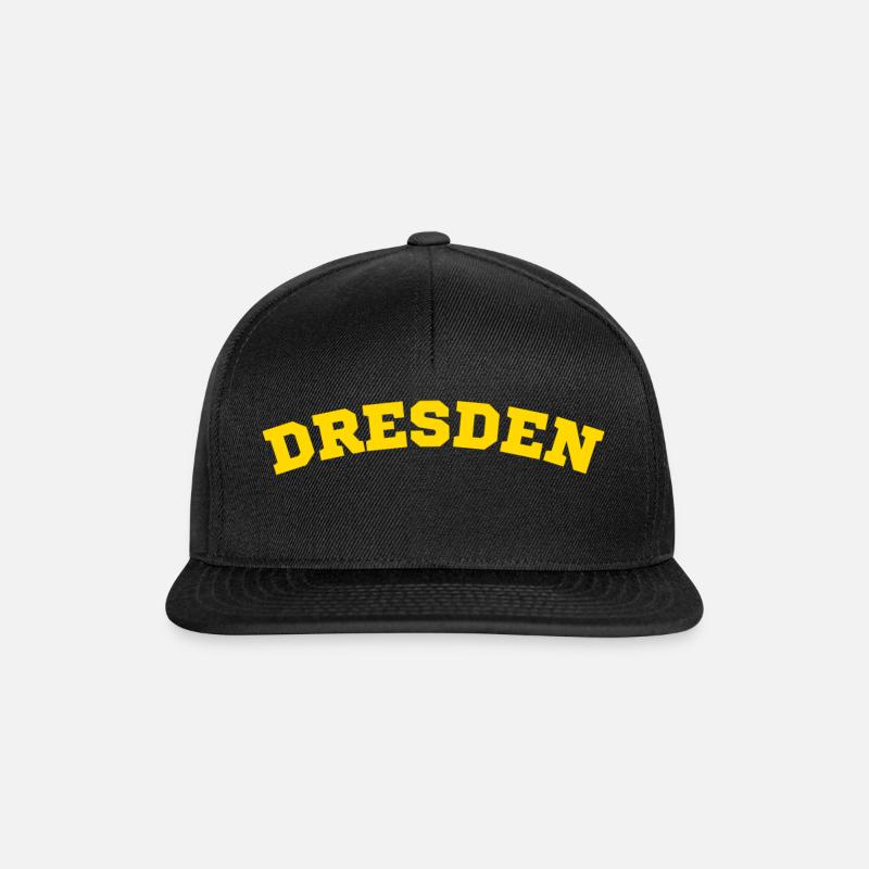 Dresden - Snapback Cap - Schwarz/Schwarz